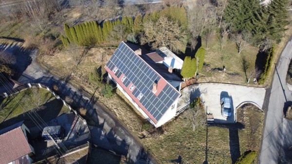 Rodinný dům - fotovoltaická elektrárna